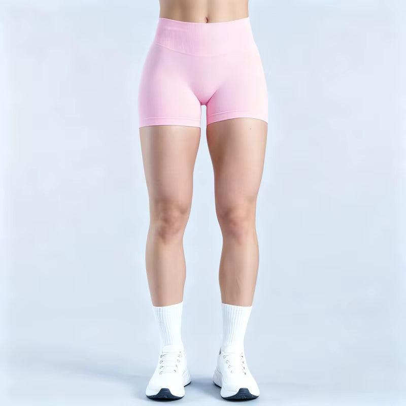 Gym Shorts 4.5" Women Fitness Sports Biker Shorts Workout Scrunch Yoga Leggings