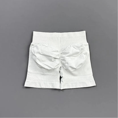 HISTELLO Gym Shorts 4.5" Women Fitness Sports Biker Shorts Low Waist Running Pants Workout Scrunch Butt Yoga Seamless Leggings